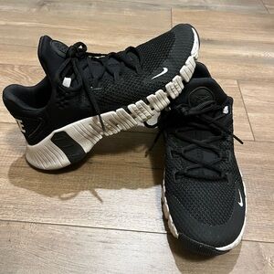 Nike Black and White Metcon